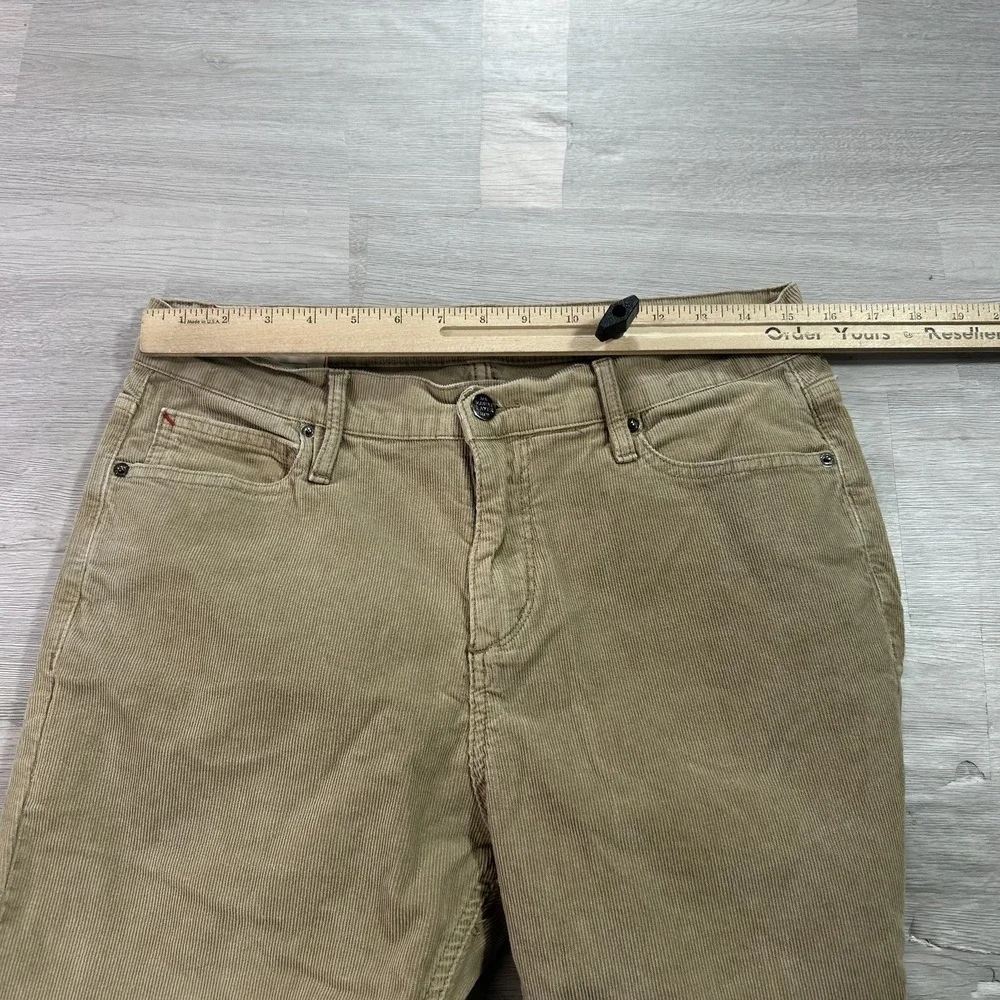 Marine Layer Pants Mens 33x32 Beige Corduroy Slim Straight 5 Pocket Casual